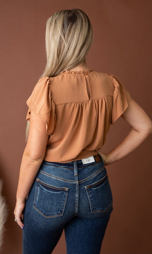 New In Town Top - Light Brown