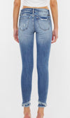 Everly Cropped Skinny Jean - Light Wash