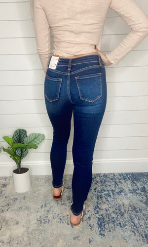 Down For It Jean - Dark Ripped Wash KanCan
