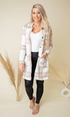 Instantly Attached Jacket -Ivory/Taupe