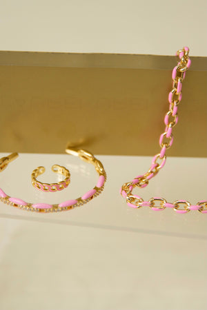 Braided Bracelet - Pink
