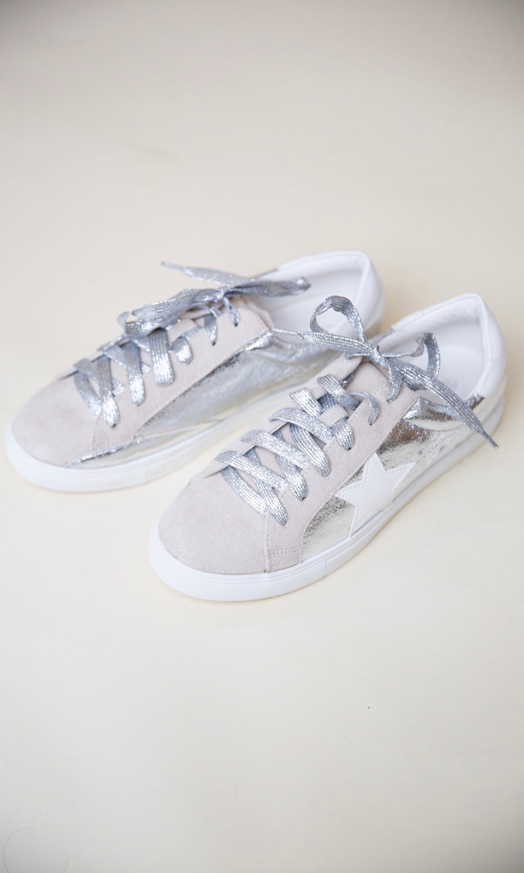 All Star Sneakers - Silver/White