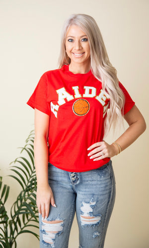 Game Time Basketball Top - Red