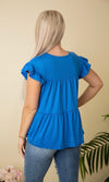 Personal Best Tiered Top - Blue
