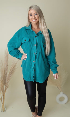 My Perfect Day Jacket - Teal Green