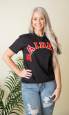 Raiders Santa Fe Top - Black/Red