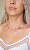 Link Necklace - Pink