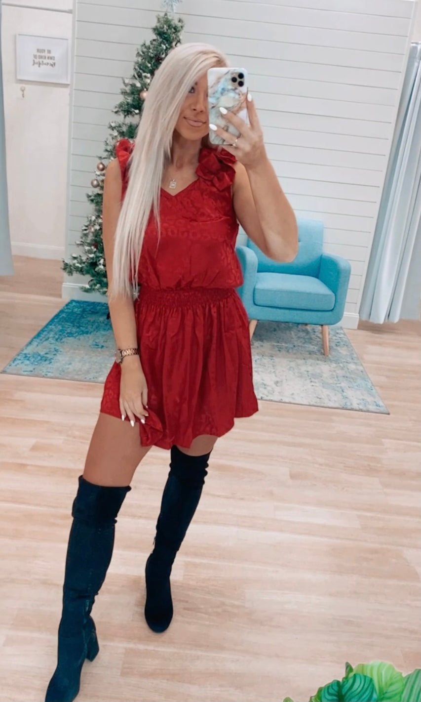 Bold Babe Dress - Red