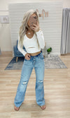 Coming Back 90s Flare Jean - Light