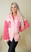 Gossip Girl Sequin Jacket - Pink