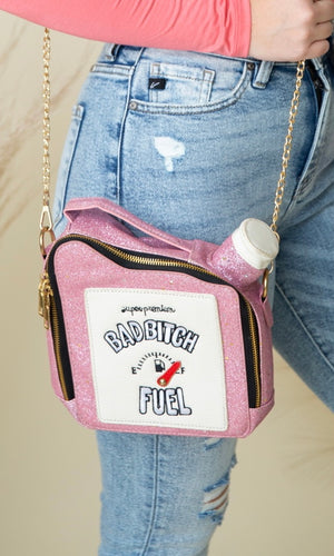 BadB Fuel Bag - Pink Glitter