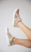 Sparkle Babe Sneaker - Pink/Gold