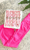 Howdy Howdy Top - White/Pink
