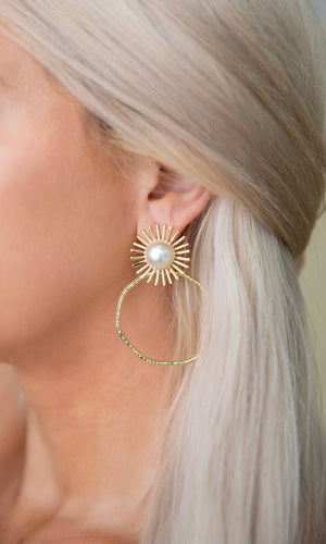 Bright Nights Earrings - Gold